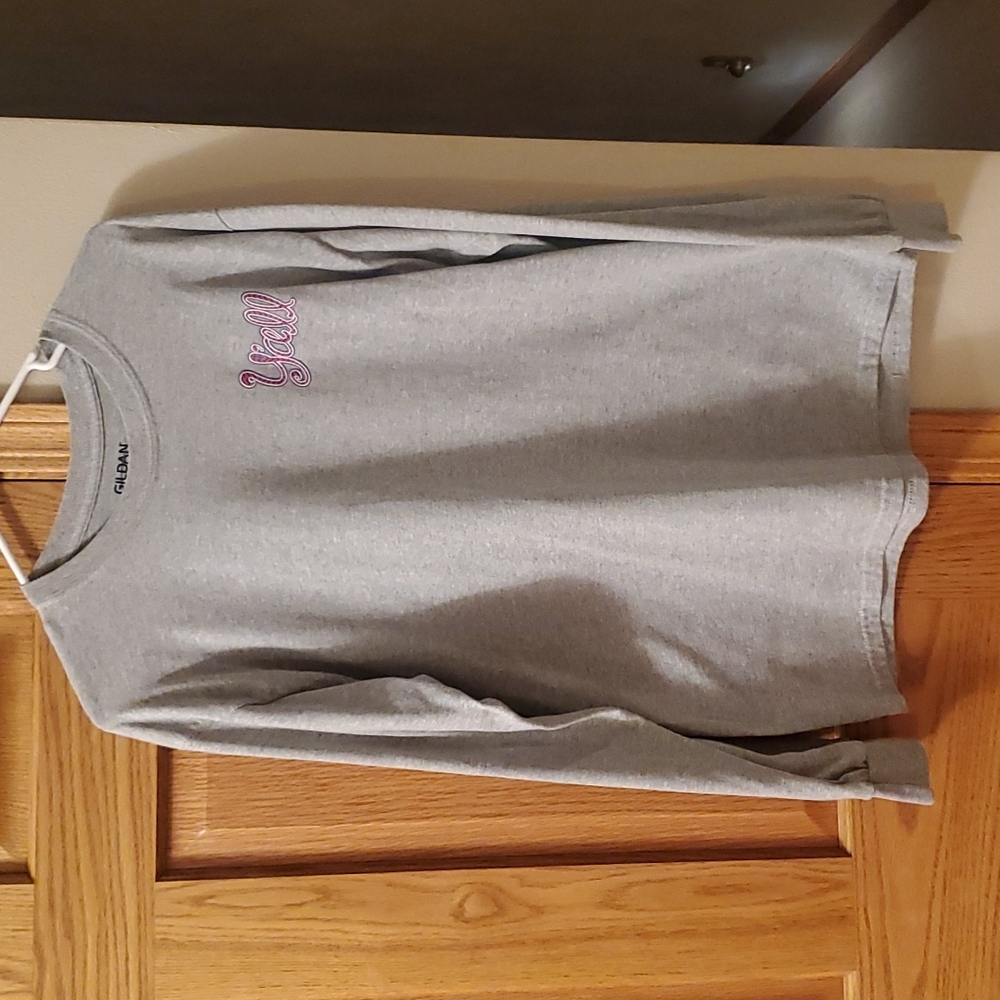 Gildan Y'all It's A Southern Thing Gray Women's Size Large Long Sleeve Shirt